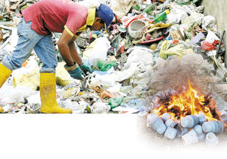 ගෙවත්තේ ප්ලාස්ටික් පිලිස්සීම මාරයාට අතවැනීමක්