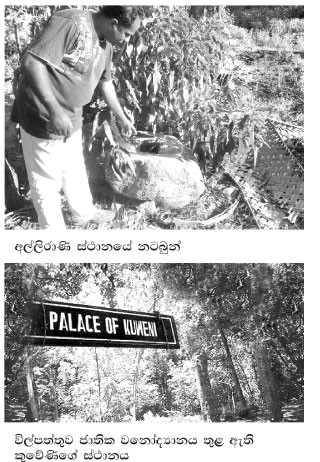 අප රටේ වයඹ වෙරළාසන්නයේ අතීත රැජිනන් විසූ මාලිගා දෙකක්