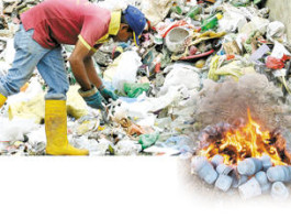 ගෙවත්තේ ප්ලාස්ටික් පිලිස්සීම මාරයාට අතවැනීමක්