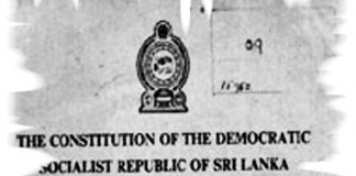 ව්යවස්ථාවට අදාළව අත්හදාබැලීම් මේ අවස්ථාවේදී නොකළ යුතුය….
